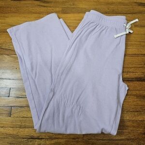 Russell Athletic Purple Pull On Elastic Wide Leg Sweatpants Lounge Large